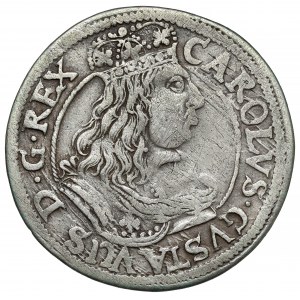 Karol X Gustaw, Ort Elbląg 1657 NH - bardzo rzadki