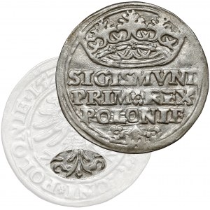 Sigismund I. der Alte, Grosz Kraków 1528 - sehr seltener Adler