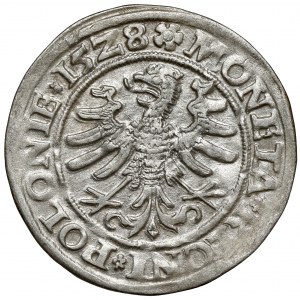 Sigismund I. der Alte, Grosz Kraków 1528 - sehr seltener Adler