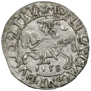 Sigismund II Augustus, Half-grosz Vilnius 1558