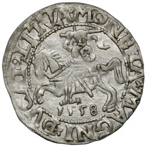 Zygmunt II August, Półgrosz Wilno 1558