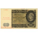 500 Zloty 1940 - Londoner Fälschung