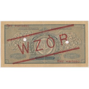 250.000 mkp 1923 - WZÓR - A - perforacja
