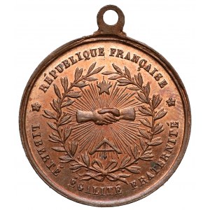 Francie, symbol revoluce 1848 - Souvenir du Banquet Fraternel