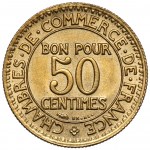 Francúzsko, 50 centimov 1929 - vzácne