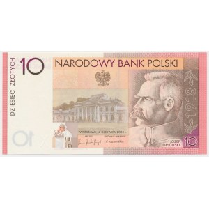 10 złotych 2008 - Józef Piłsudski