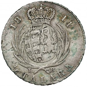 Principality of Warsaw, 1/6 thaler 1814 IB