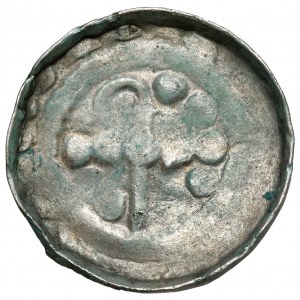 CNP VII cross denarius - pastoral to the left