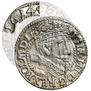 Zikmund III Vasa, Bydgoszcz penny 1614 - rarita