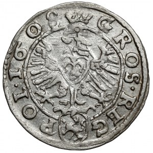 Žigmund III Vasa, Grosz Krakov 1608 - bez ozdôb