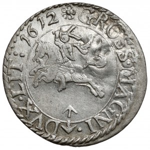 Zygmunt III Waza, Grosz Wilno 1612 - rzadka odmiana