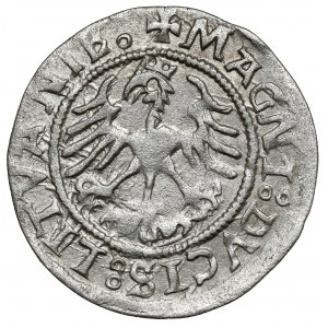 Sigismund I. der Alte, Halber Pfennig Vilnius 1522