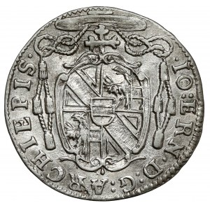 Rakúsko, Salzburg, Johann Ernst von Thun, 2 krajcars 1708