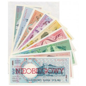 Polish Cities NOT OBSERVED - set with NBP envelope
