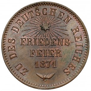 Baden, Fryderyk I, Krajcar 1871 - Zwycięstwo nad Francją