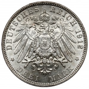 Hamburg, 3 Mark 1912-J