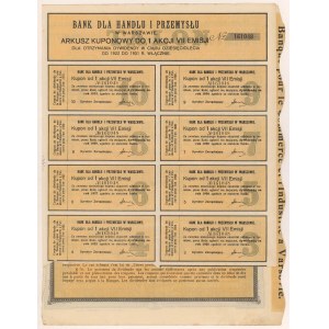 Bank dla Handlu i Przemysłu, Em.7, 540 mkp 1922