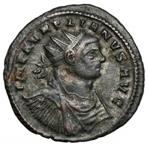 Aurelian (270-275 n.e.) Antoninian, Siscia - szerokie popiersie
