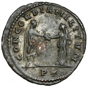 Aurelian (270-275 n.e.) Antoninian, Siscia - szerokie popiersie