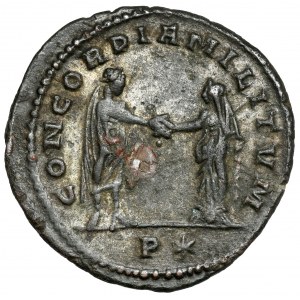 Aurelian (270-275 n. Chr.) Antoninian, Siscia - breite Büste