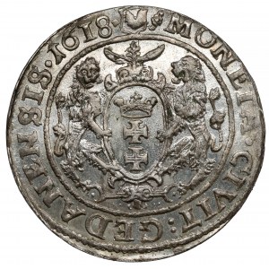 Sigismund III Vasa, Ort Gdansk 1618 - schön