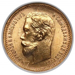 Rosja, Mikołaj II, 5 rubli 1902