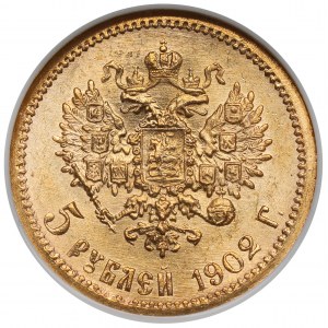 Rosja, Mikołaj II, 5 rubli 1902