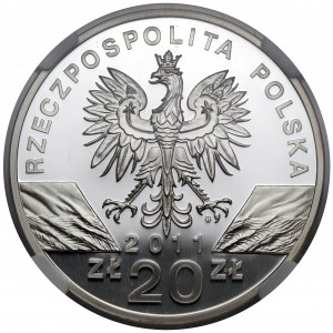 20 złotych 2011 Borsuk