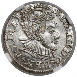 Žigmund III Vasa, Trojka Riga 1588 - malá hlava