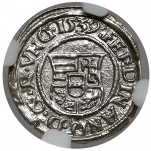 Ungarn, Ferdinand I., Denar 1539, Kremnica