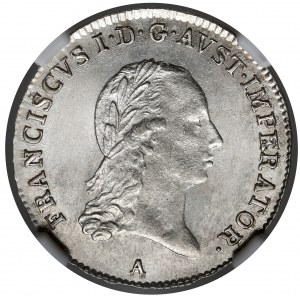 Austria, Francis I, 3 krajcars 1821-A, Vienna