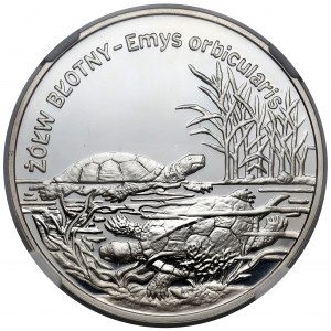 20 złotych 2002 Żółw Błotny