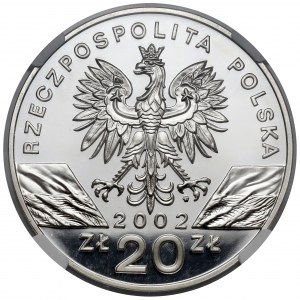 20 złotych 2002 Żółw Błotny