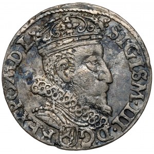 Sigismund III Vasa, Troika Krakow 1602 - reversed 2