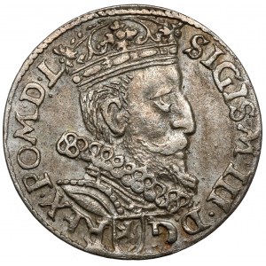 Sigismund III Vasa, Trojak Kraków 1601 - clockwise