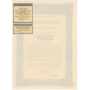 4.5% Fire. Internal 1937, Bond for 1,000 zlotys - series B