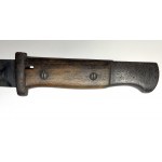 Nemecký bajonet pre Mauser - skorý, drevené obloženie
