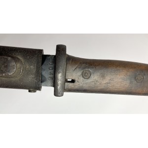 Nemecký bajonet pre Mauser - skorý, drevené obloženie