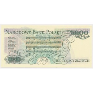 5,000 zloty 1982 - AA
