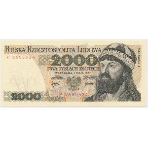 2.000 złotych 1977 - R