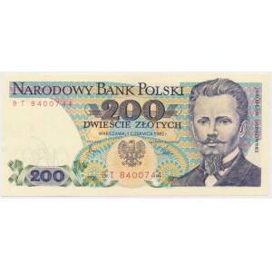 200 złotych 1982 - BT