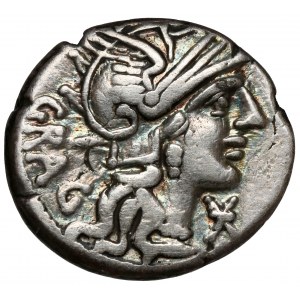 Roman Republic, L. Antestius Gragulus (136 BC) Denar