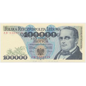 100.000 złotych 1990 - AB