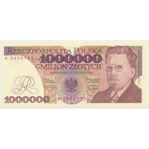 1 mln złotych 1991 - A
