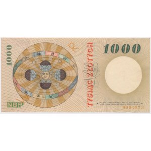 1 000 zlatých 1965 - SPECIMEN - A 0000000