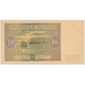 50 Zloty 1946 - Kleinbuchstabe