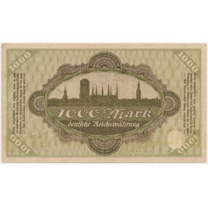 Gdansk, 1,000 marks 1922