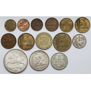 Litva, 1 centas - 10 litas, sada (14ks)