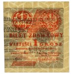 1 cent 1924 - BG❉ - pravá polovica