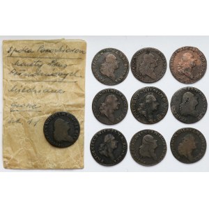 South Prussia, Pennies 1796-1797, set (10pcs)